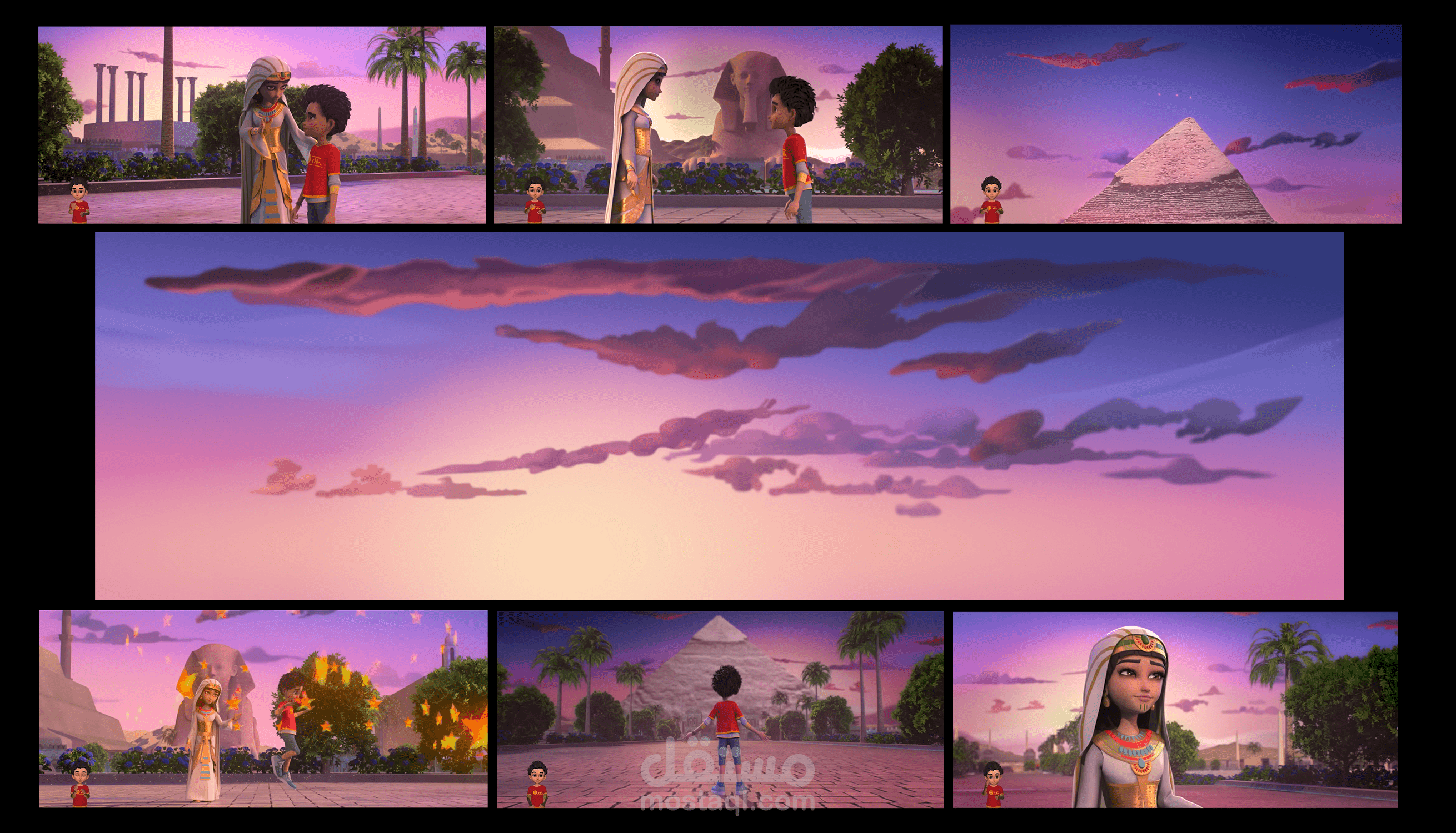 Sky stylize for yahia & knoz tv series