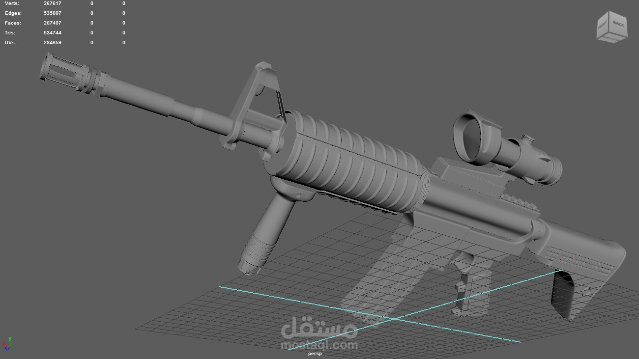 M4A1 – 3D Hard Surface Weapon Prop