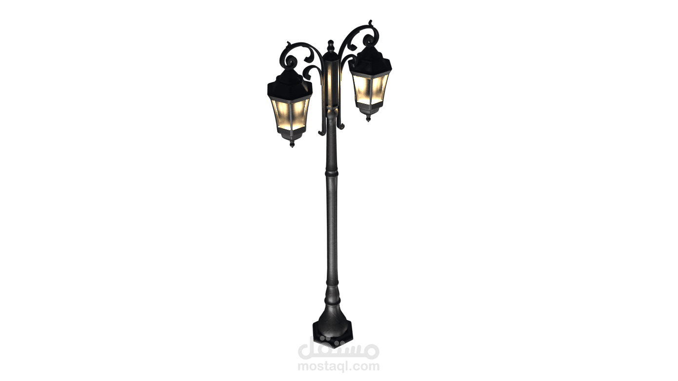 تصميم لعمود نور