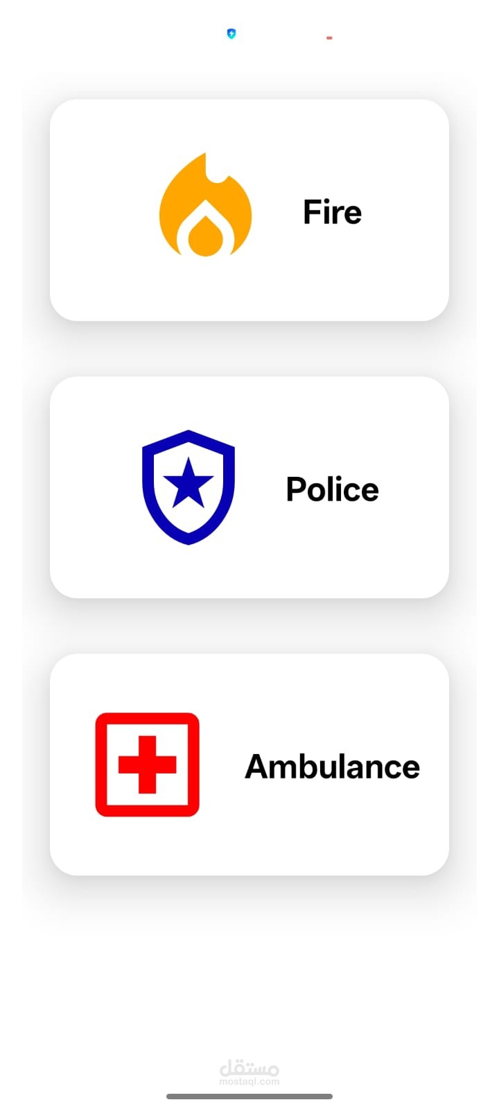 Emergency app