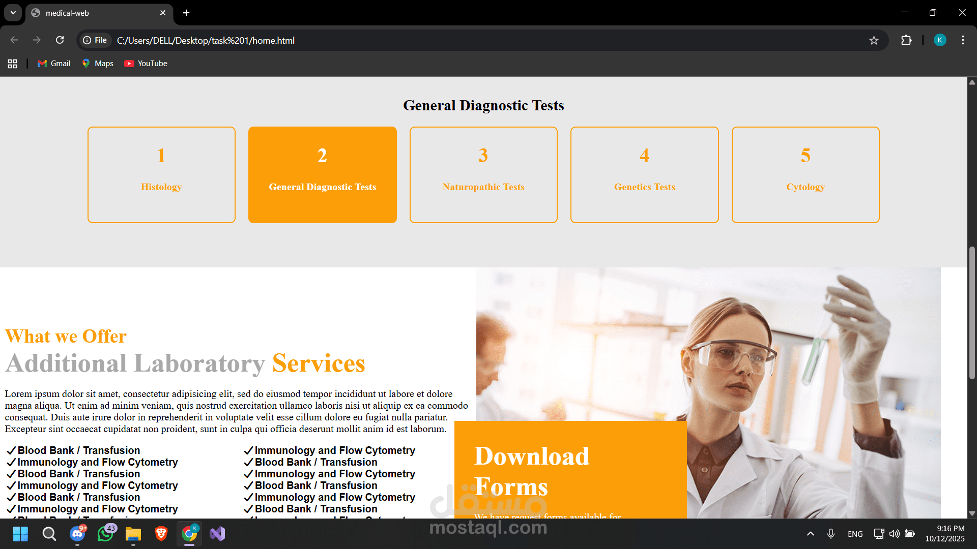 medical website