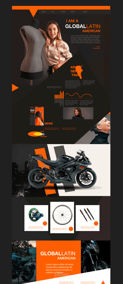 Global Latin Fashion Website