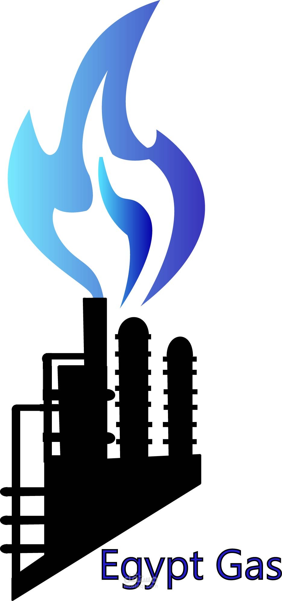 شعار لشركة غاز