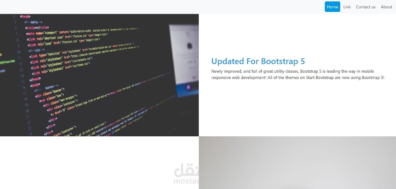 Landing Page احترافي ومتجاوب