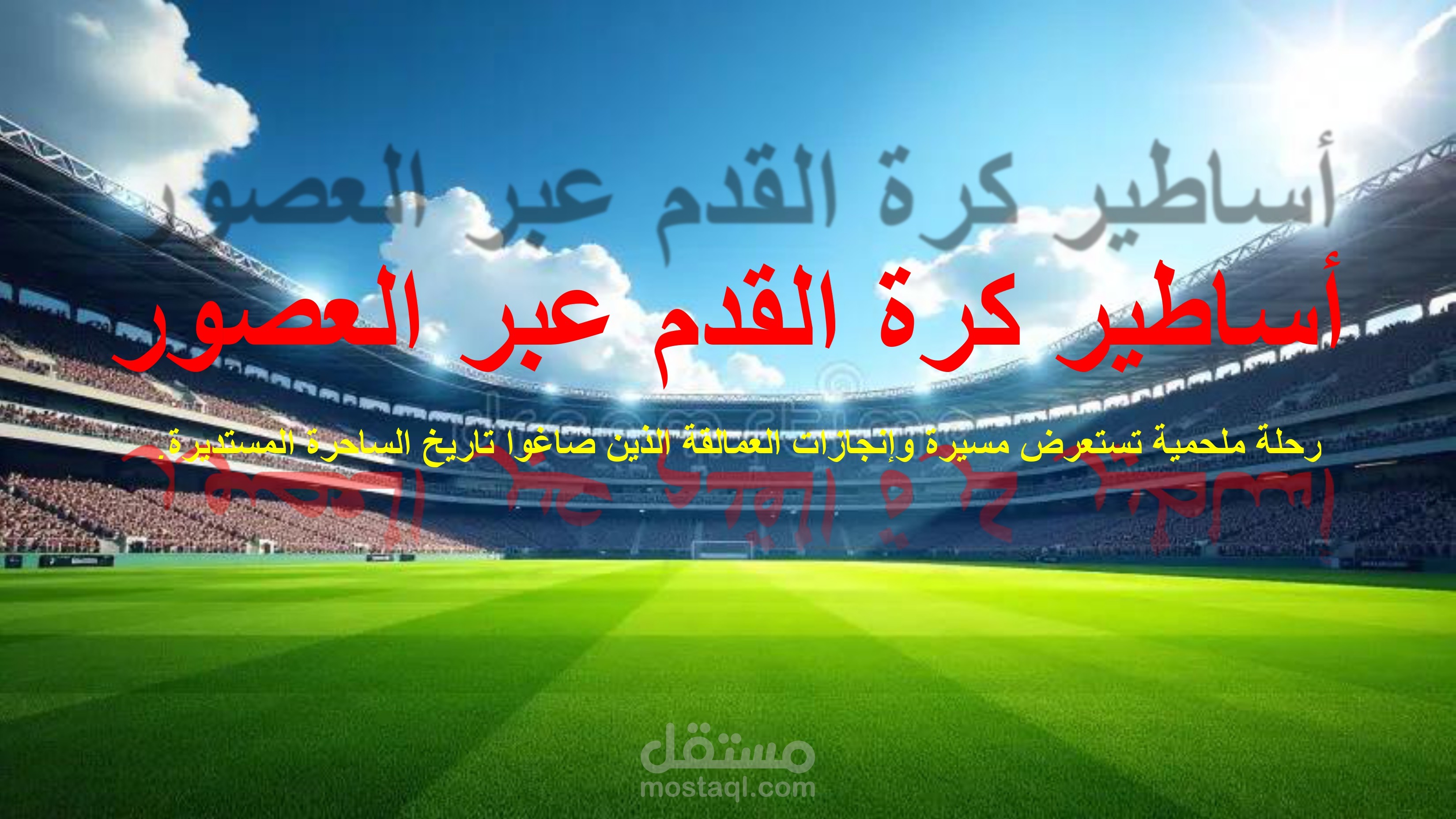 أساطير كرة القدم عبر العصور