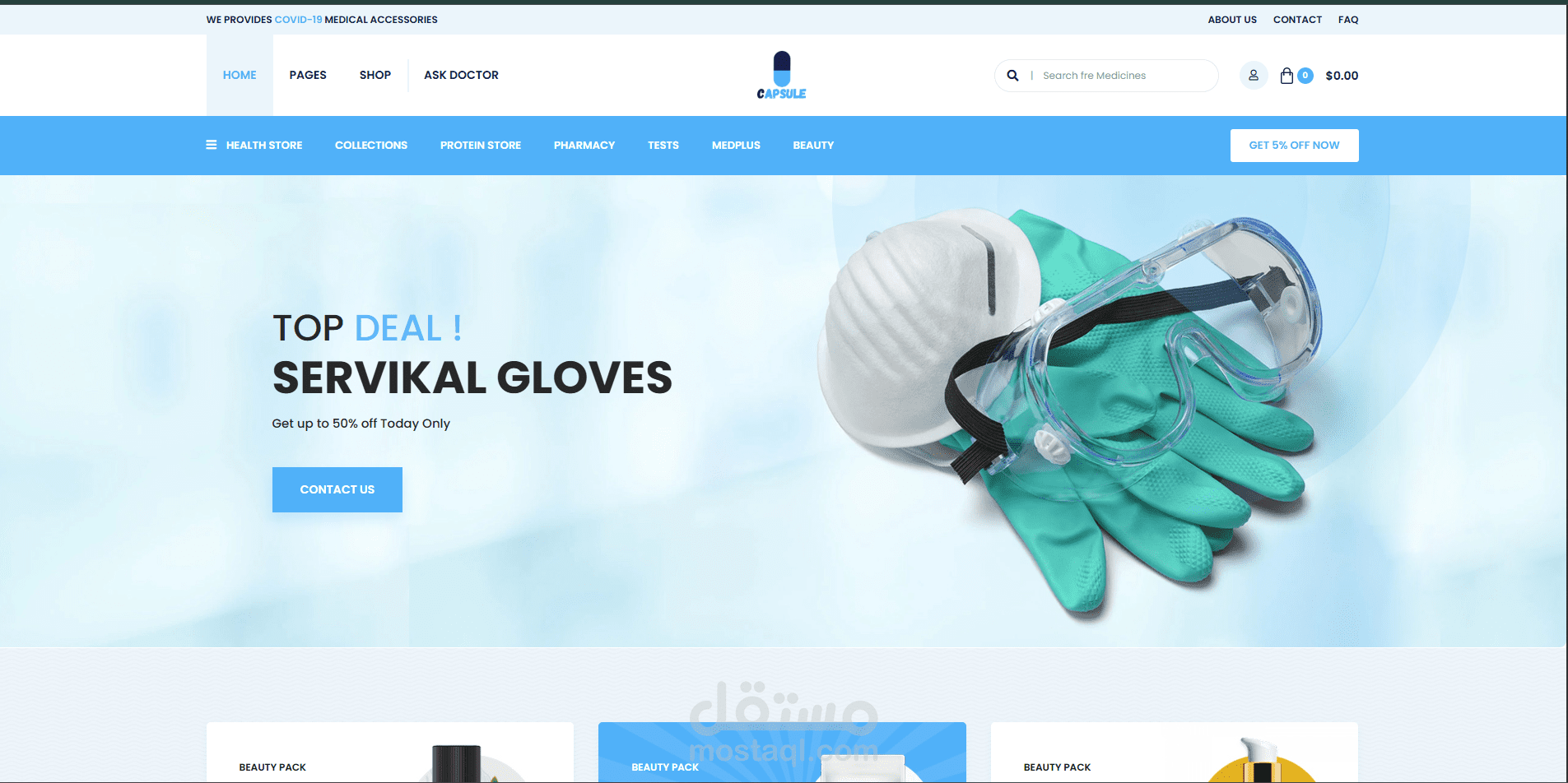 Capsule – Medical E-commerce & Healthcare Platform