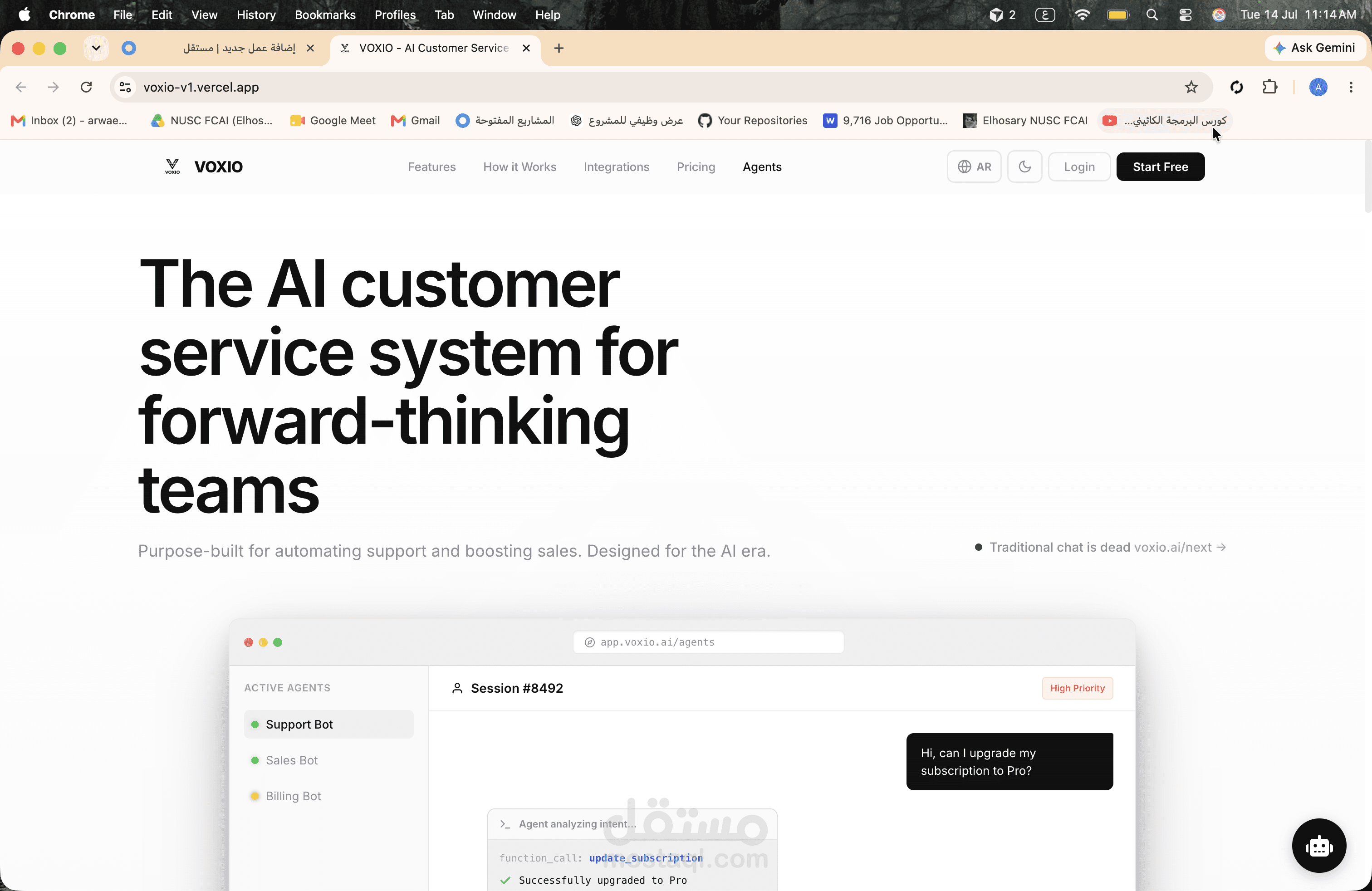 Voxio AI Customer Service Platform