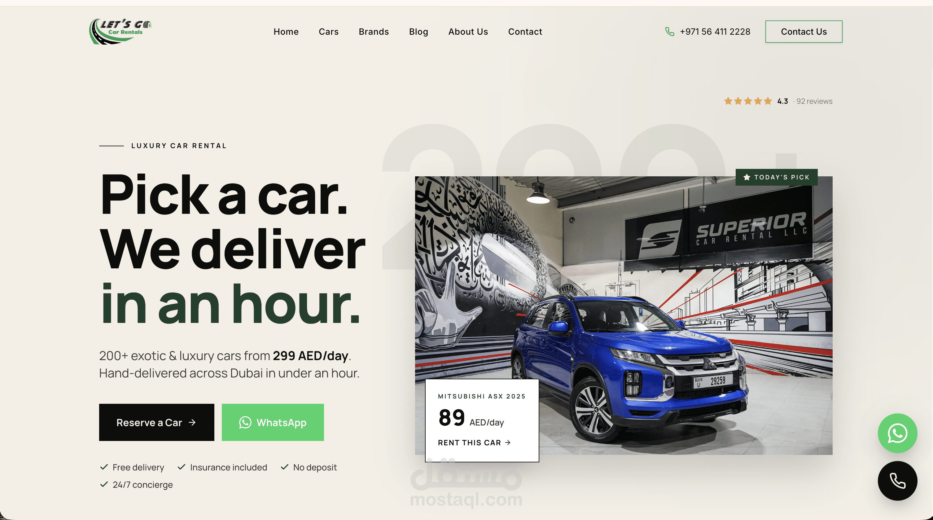 Let's Go Car Rentals Platform