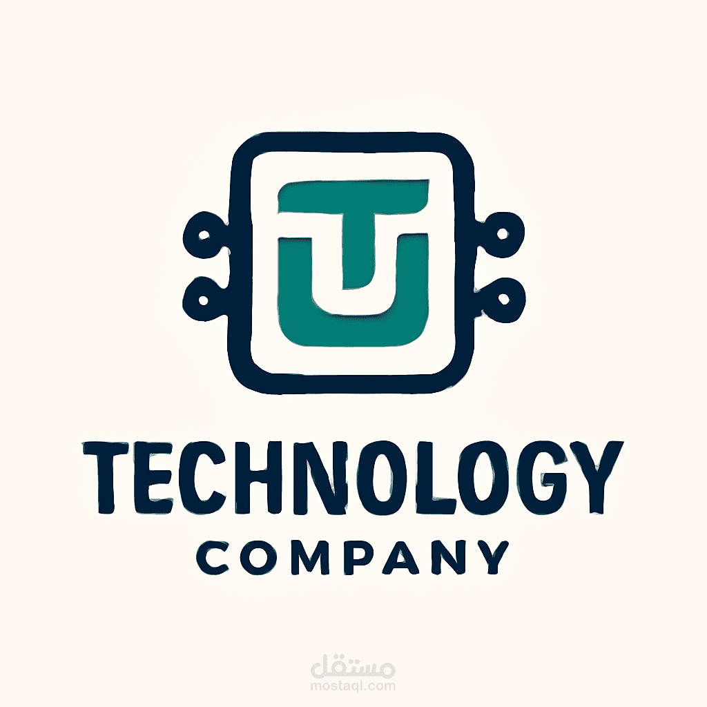 "تصميم شعار لشركة تكنولوجيا"