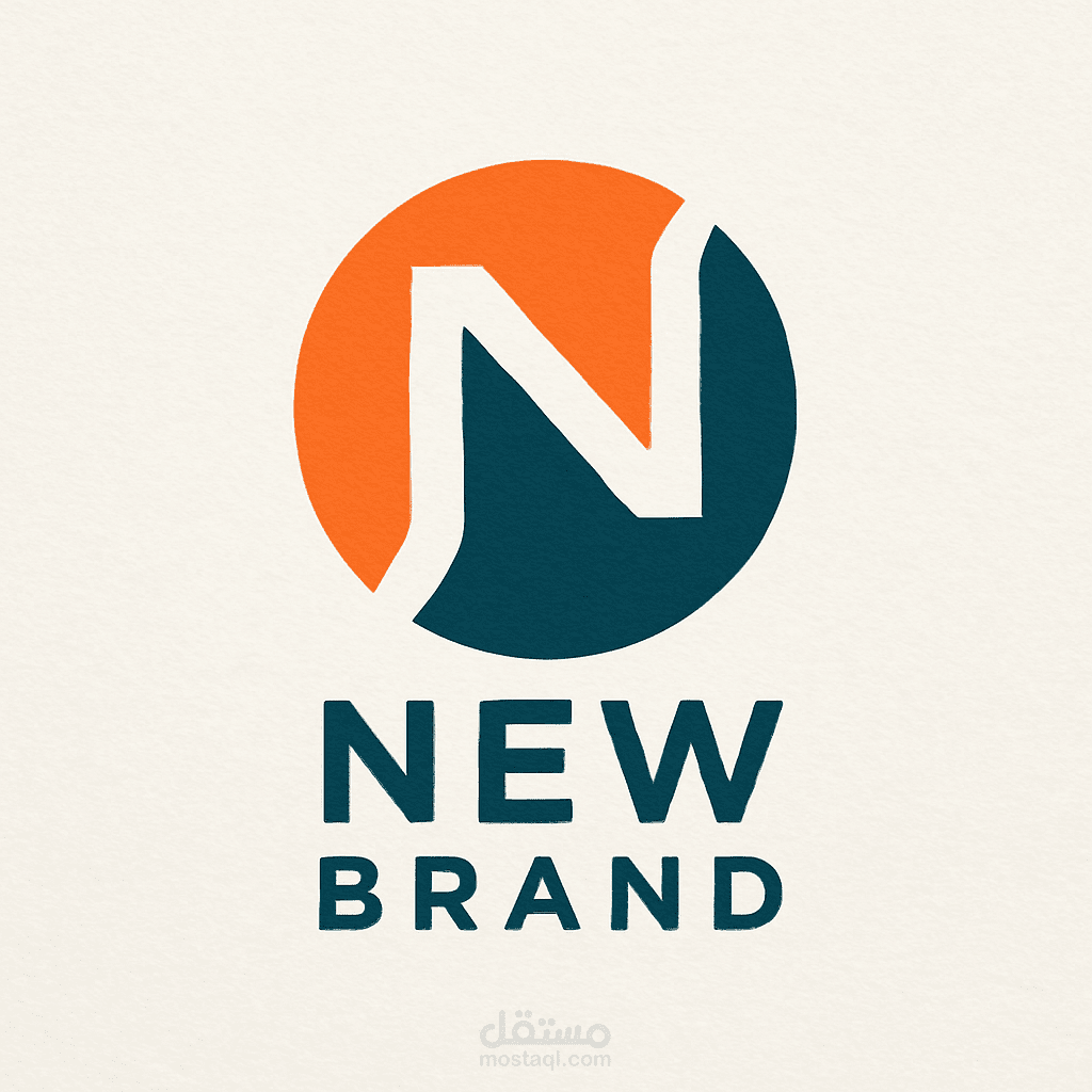 "تصميم شعار مبتكر لماركة جديدة".