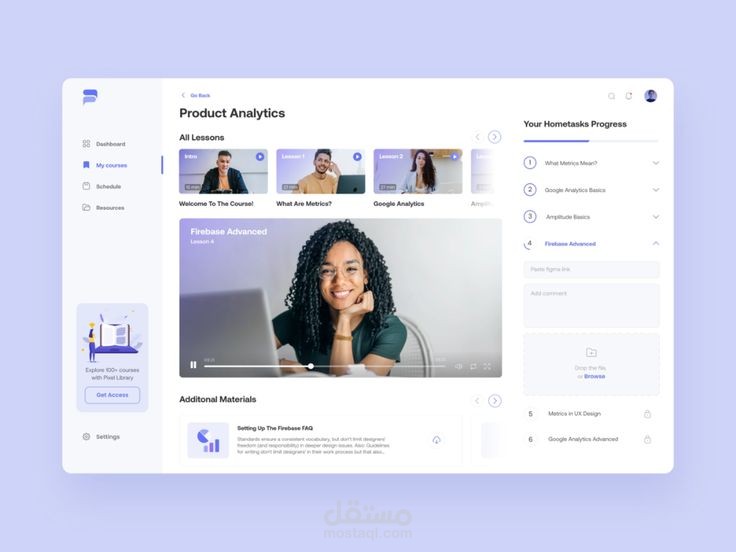 منصة إدارة الدورات التعليمية (Online Course Platform)