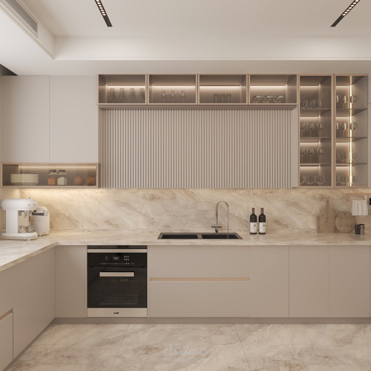 تصميم مطبخ مودرن انيق (Modern Kitchen Design)