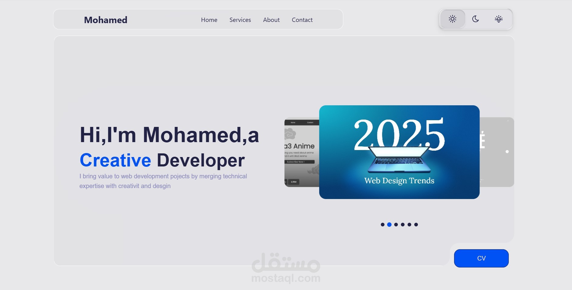 معرض اعمال Portfolio