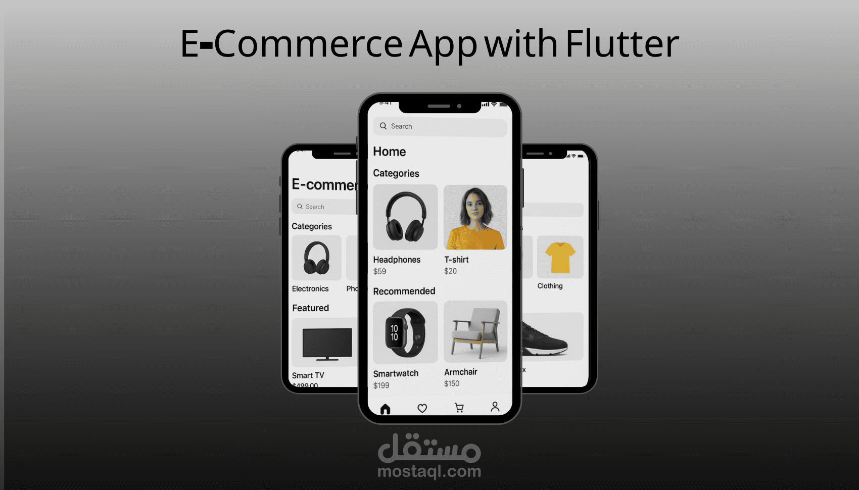 إنشاء تطبيق متجر إلكتروني احترافي باستخدام Flutter