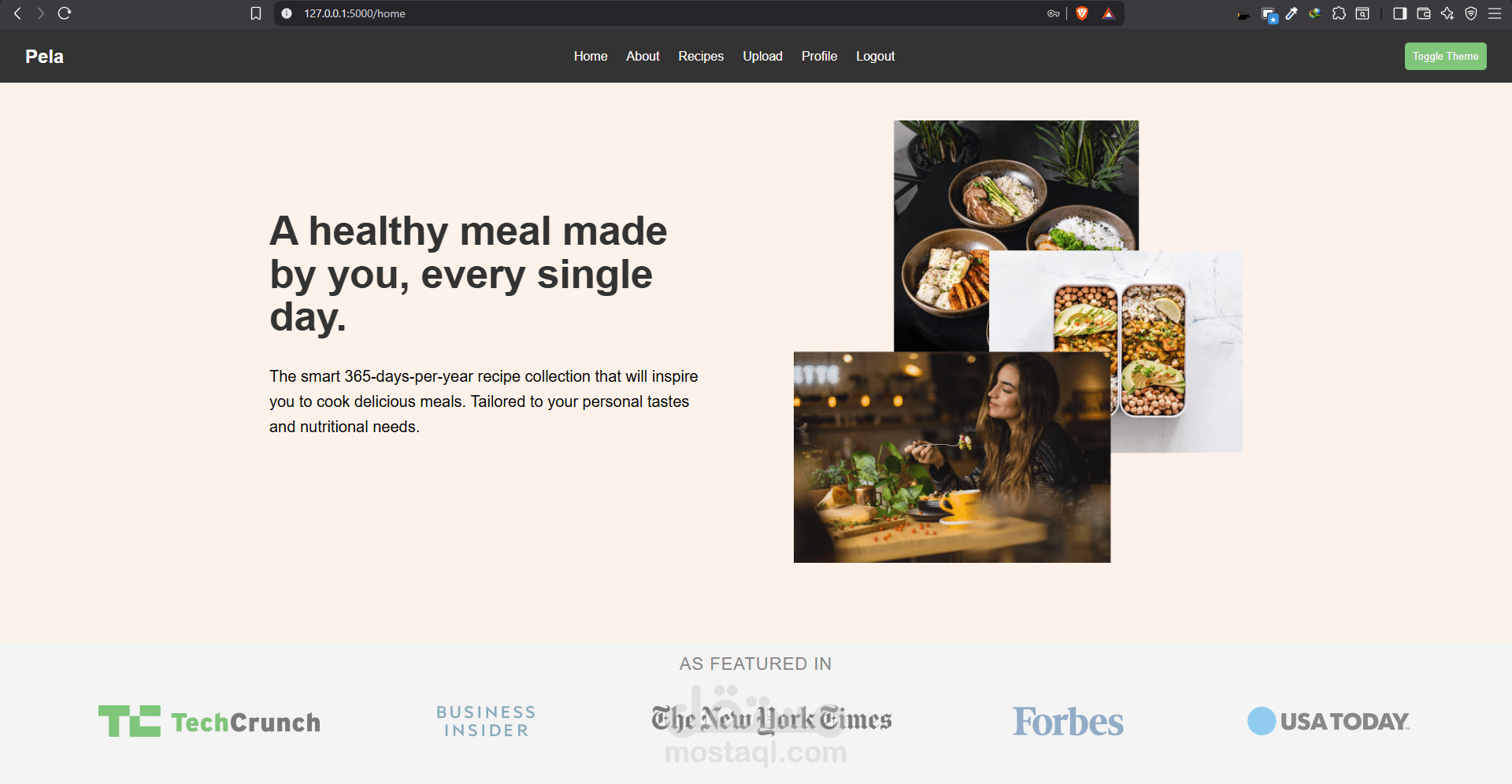 تطبيق ويب متكامل لإدارة وصفات الطبخ (Full Stack + Docker + Jenkins + AWS)