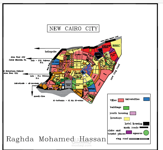 إعداد وتحليل البيانات الهندسية (AutoCAD) للتخطيط العمراني