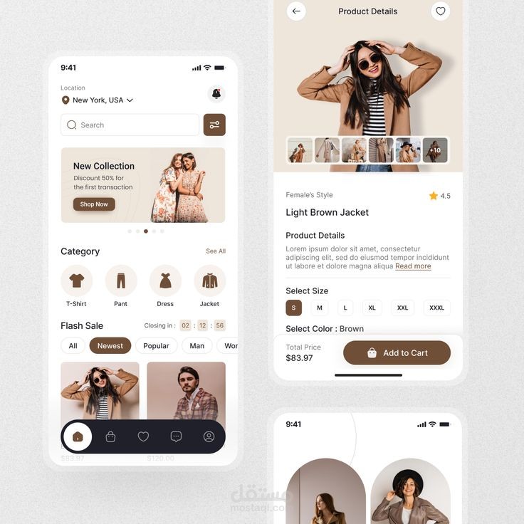 Clothing App UI/UX Design