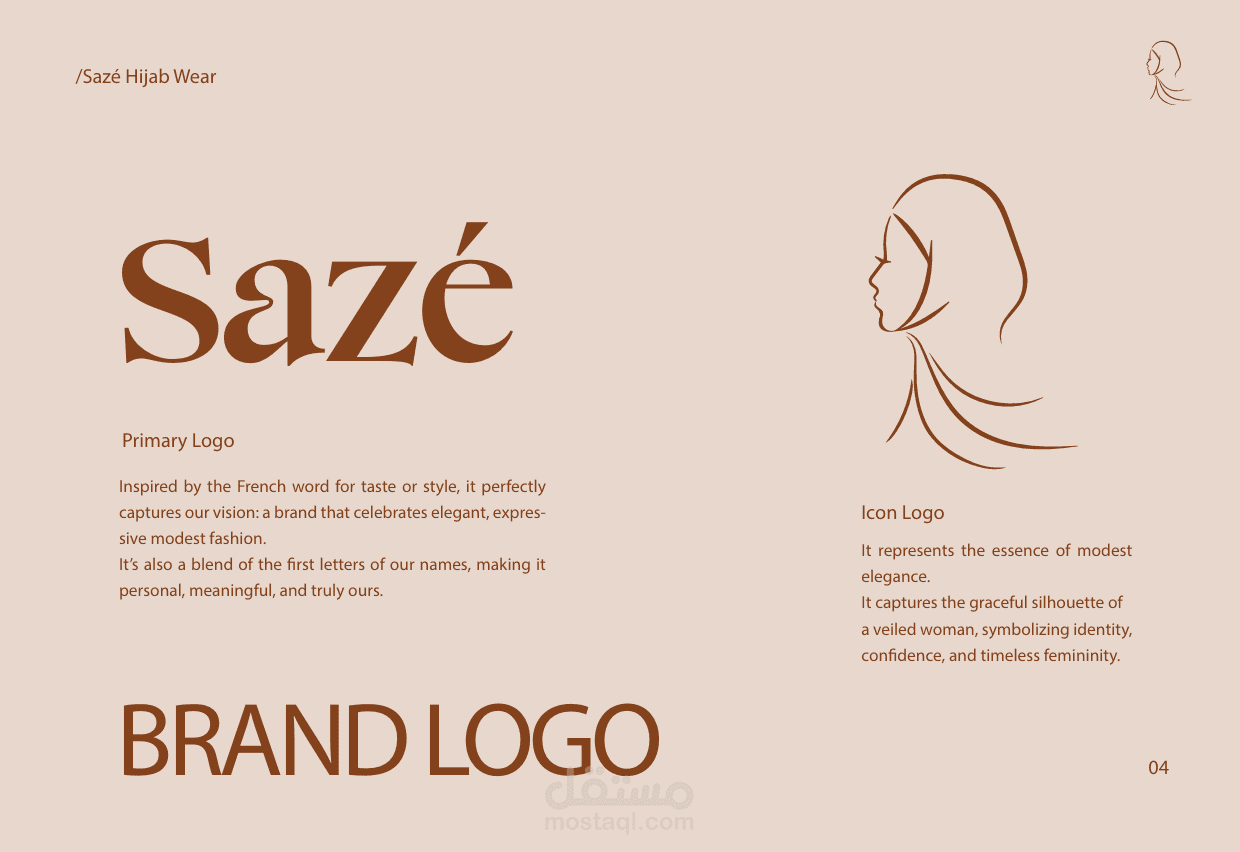 Sazé – Modest Fashion Brand Identity