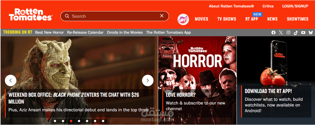 تحليل بيانات أفلام Rotten Tomatoes مع تطوير Dashboard تفاعلية باستخدام Streamlit