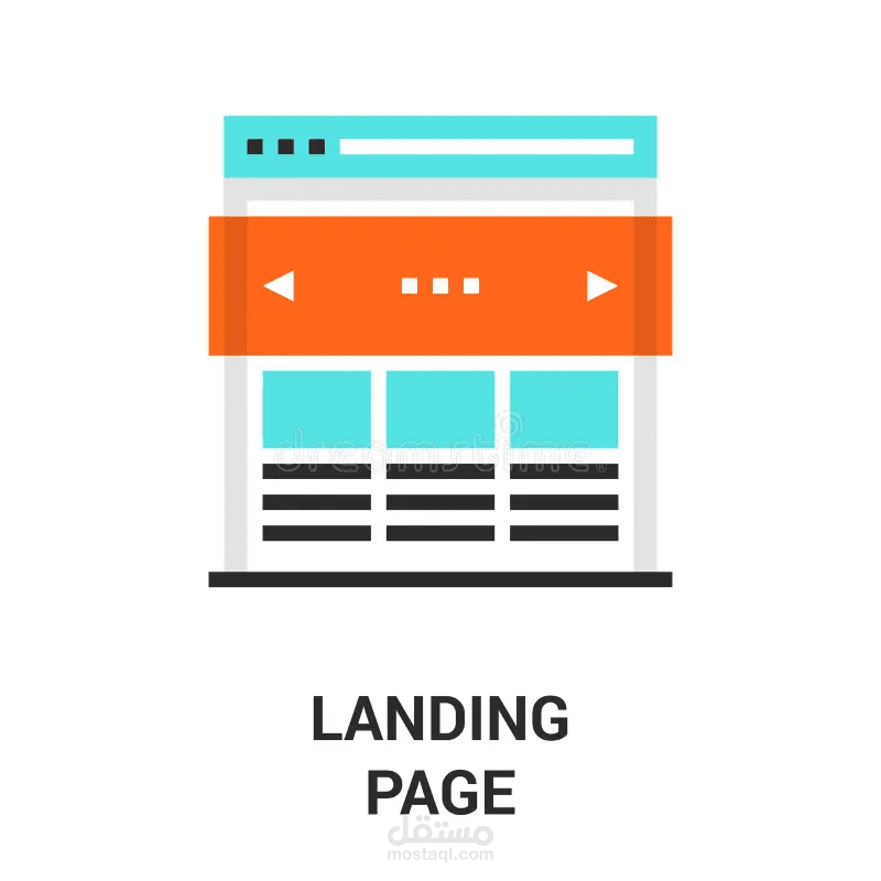 ثلاث Landing Pages