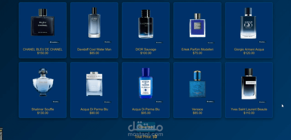 Perfume Store Website