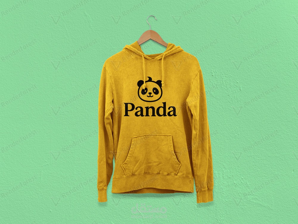 تصميم شعار لشركة Panda  للملابس بشكل احترافي