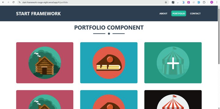 Start Framework – Single Page Application