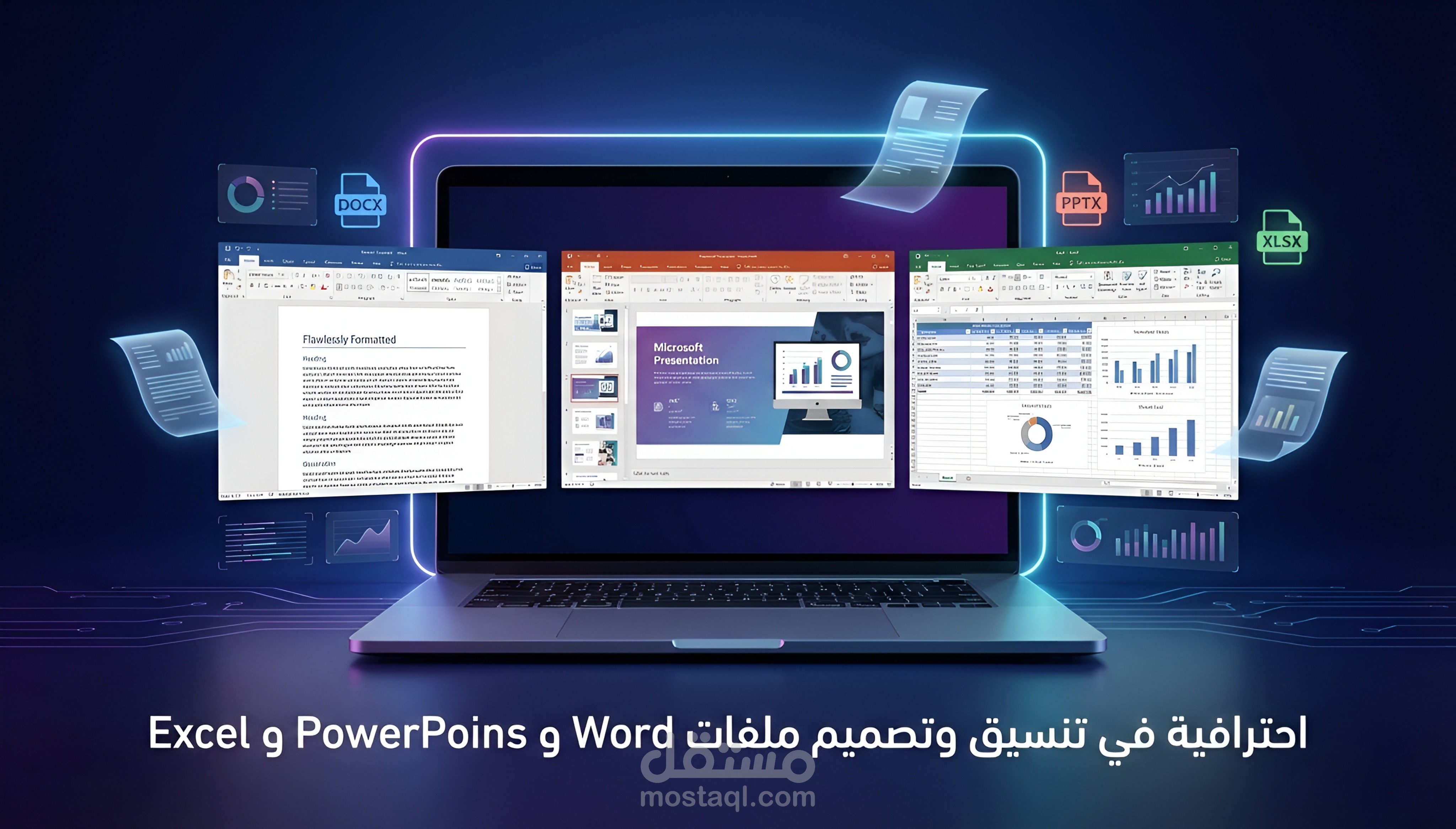 التعامل مع ملفات Microsoft Word و PowerPoint و Excel وتحويلها إلى PDF