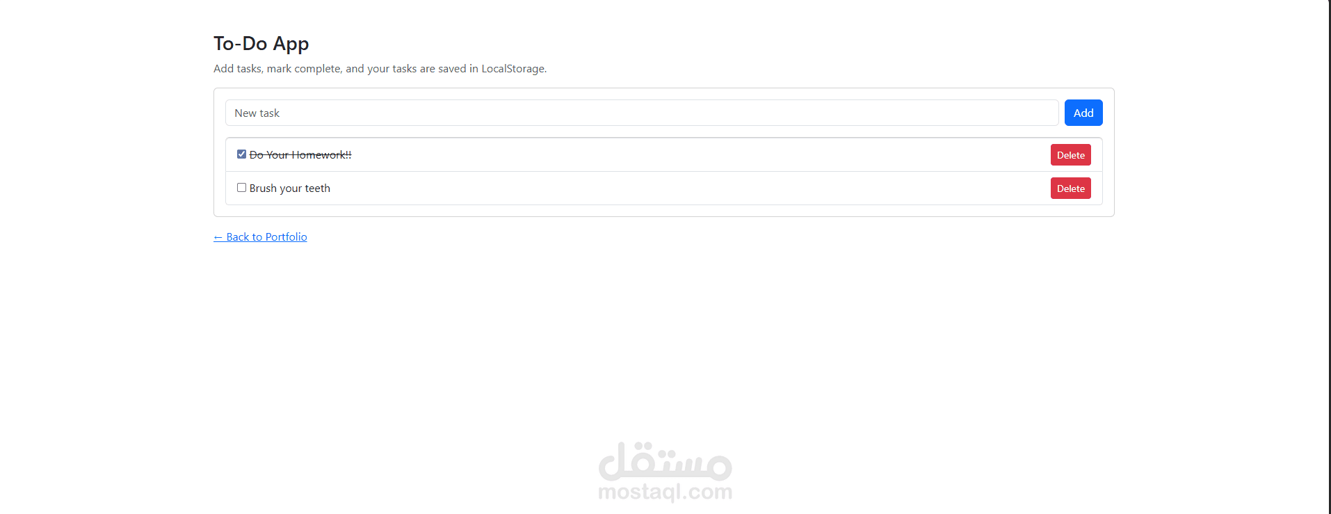 To-Do List App