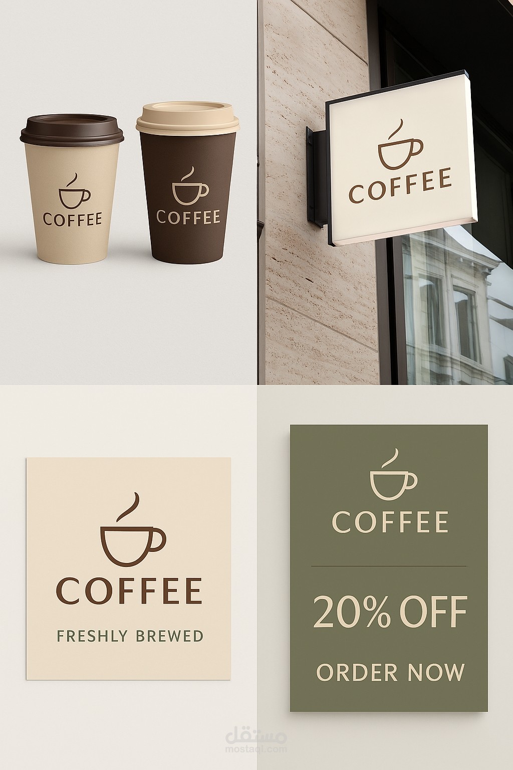 Modern Café Brand