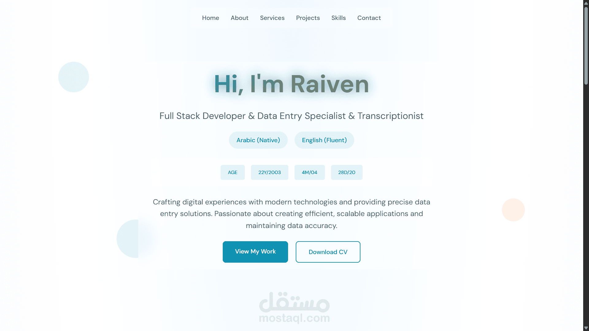 Personal Portfolio