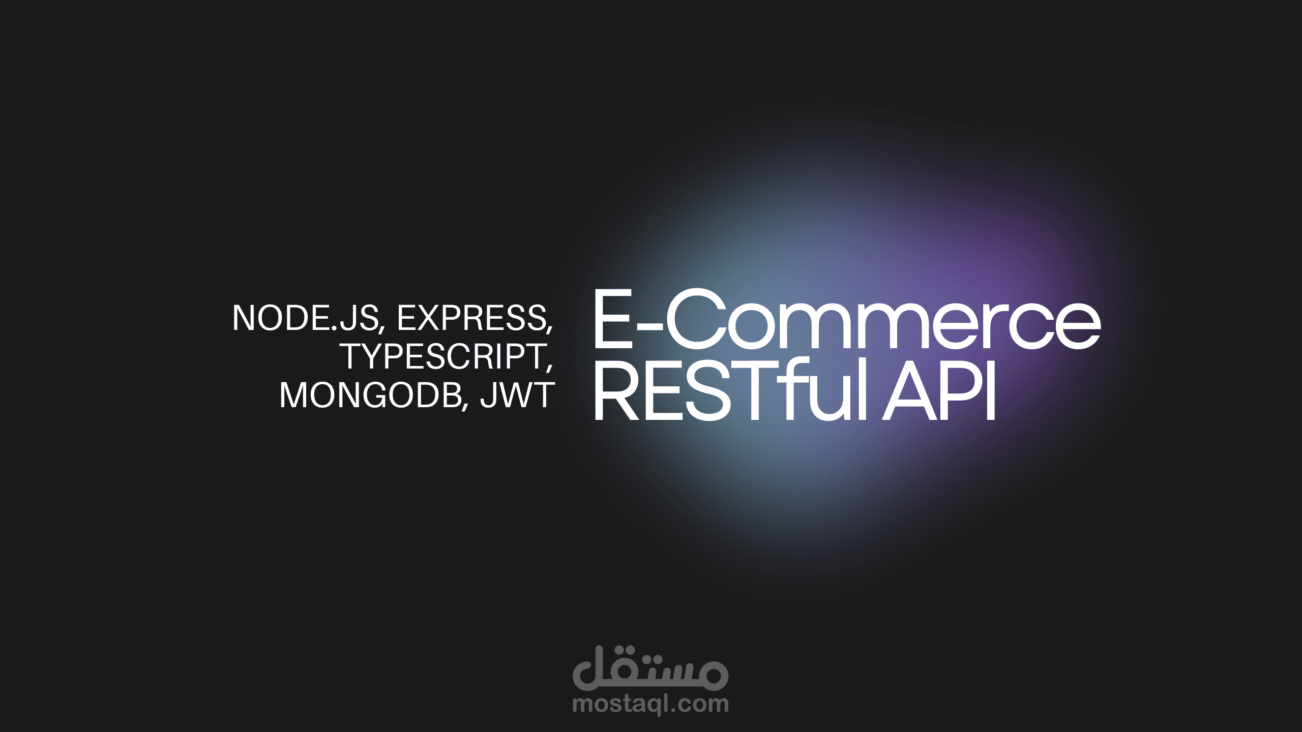 Node.js Eccomerce RESTFul API