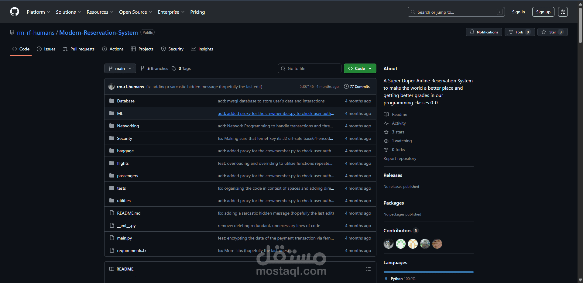 Modern Airline Reservation System