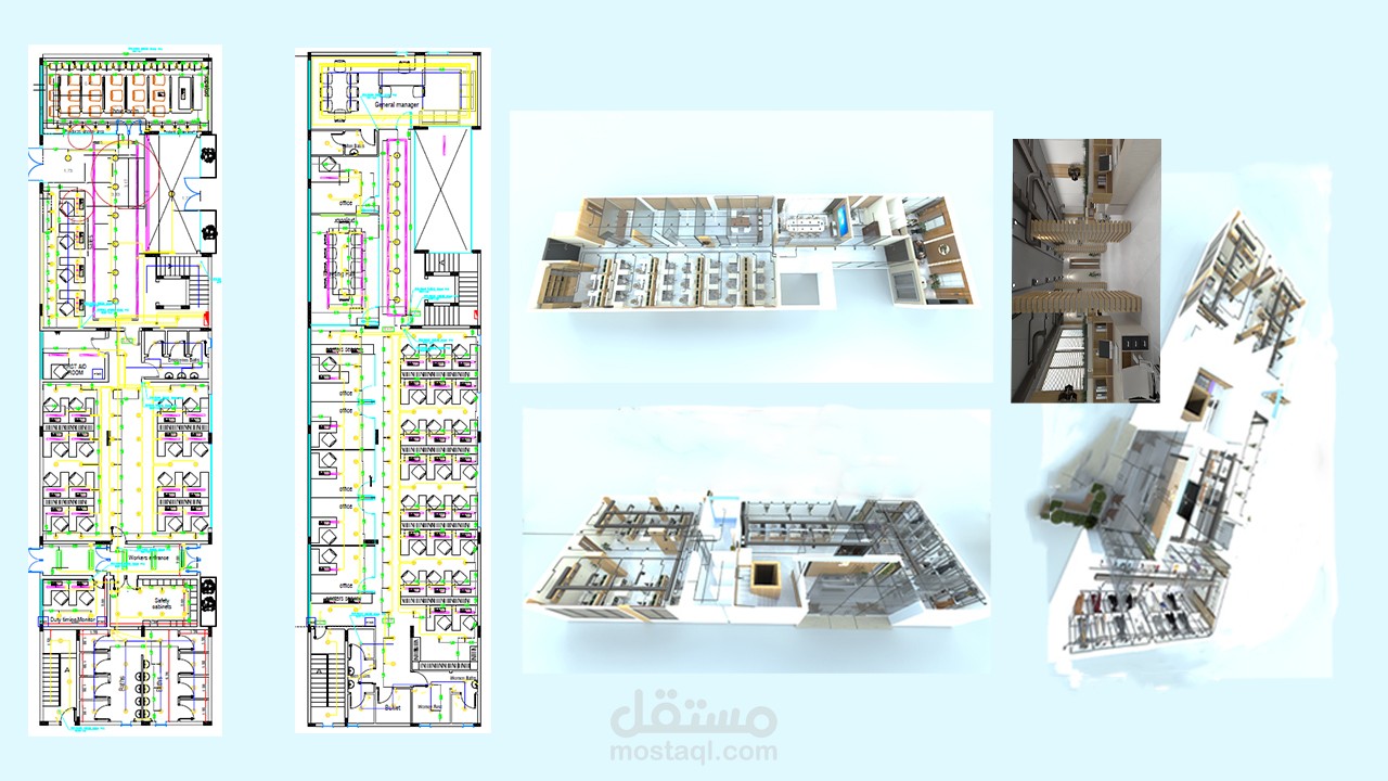 تصميم داخلي شركات ومكاتب أدارية