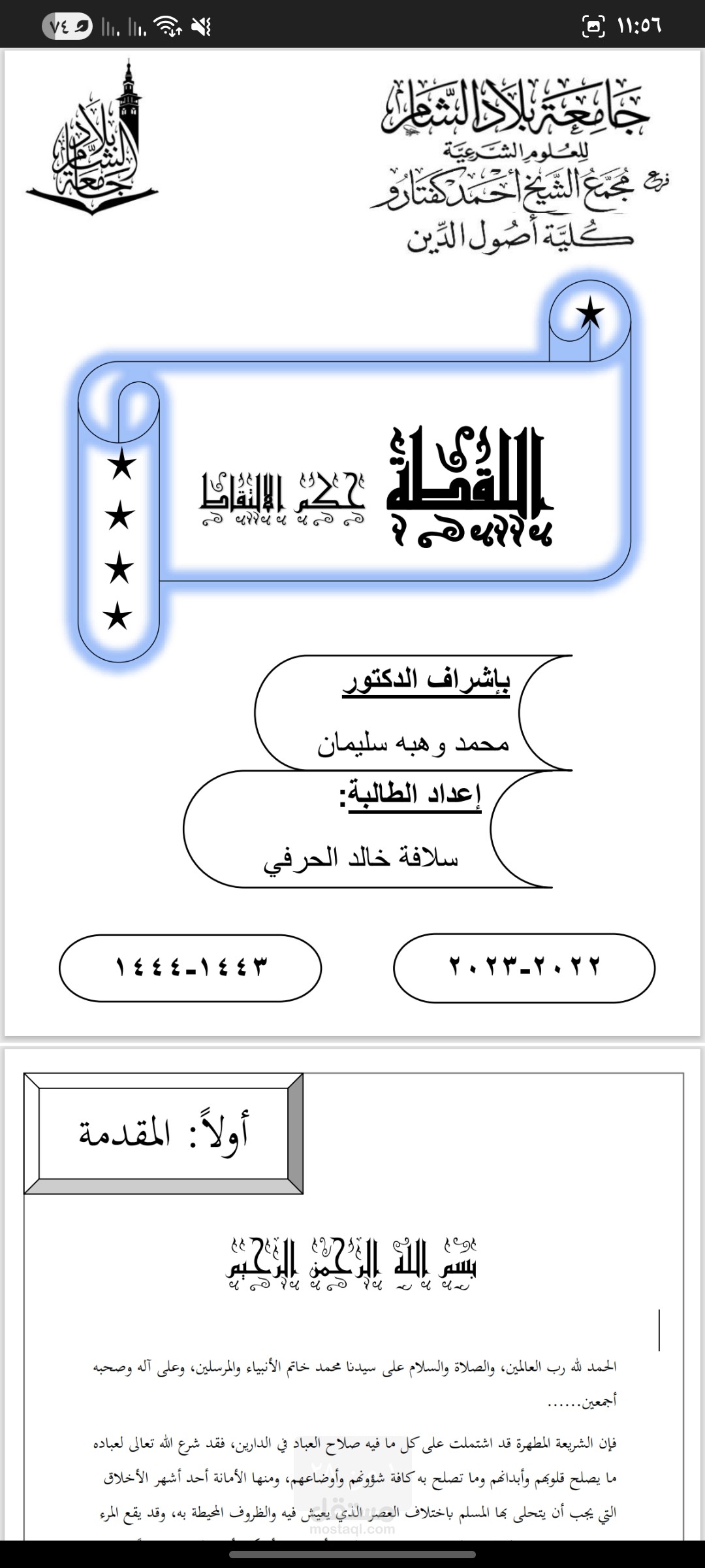 حلقة بحث