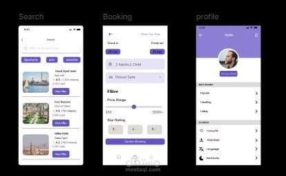 Traval app UI/UX
