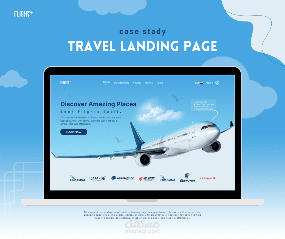 Travel Landing page