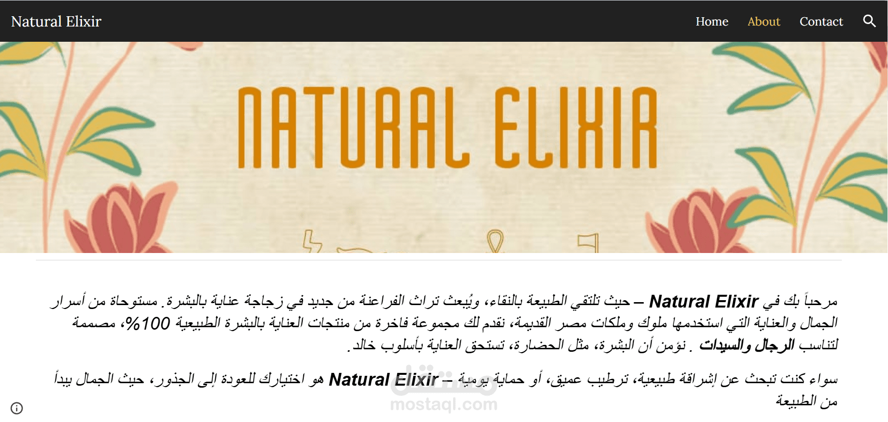 عمل موقع لصفحتي على النت