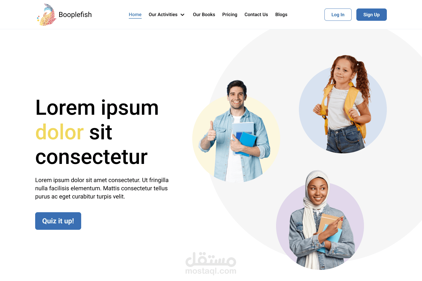 منصه ويب تعليمية للطلبة والمعلمين وأولياء الأمور (SaaS E-Learning Platform)