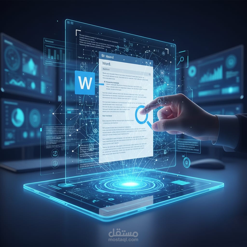 عمل بحث كامل على Word بطريقة احترافية ومنسقة