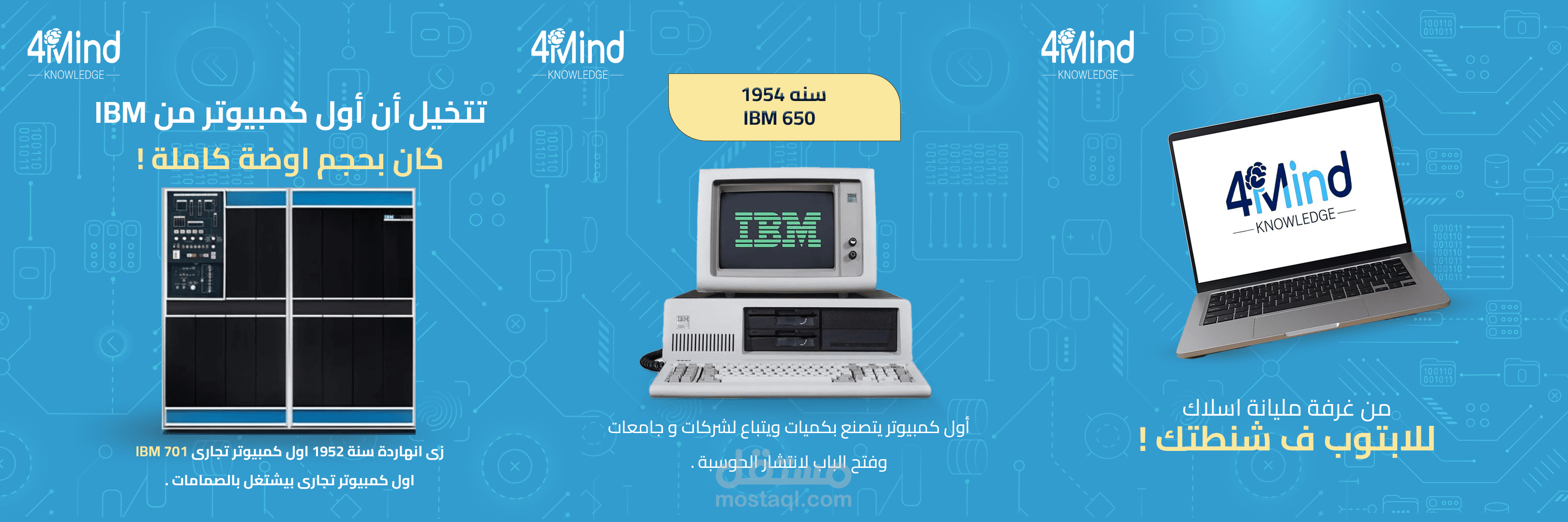 كاروسيل للاحتفال بمراحل تطور كمبيوتر IBM