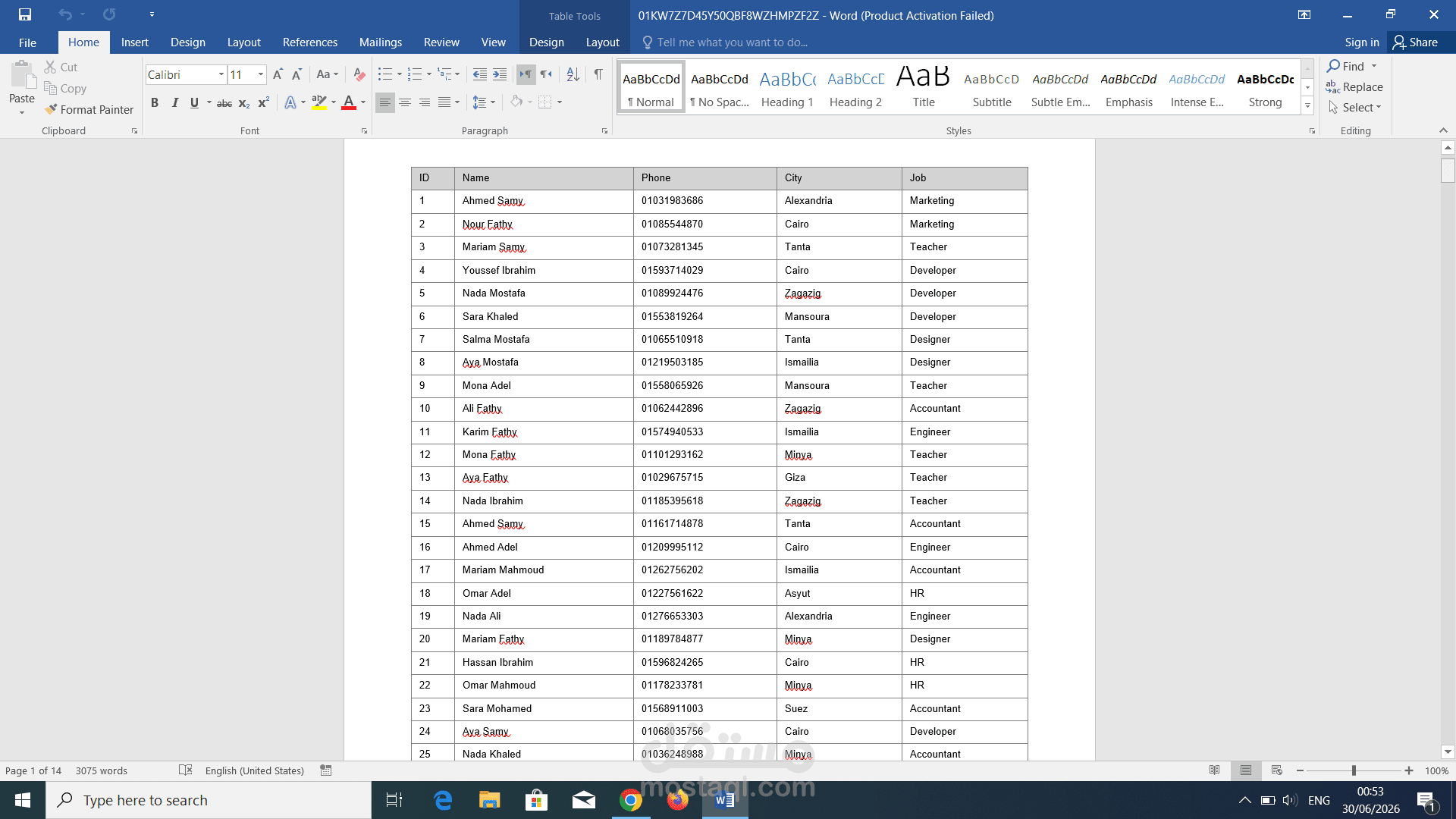 خدمة إدخال بيانات احترافية وتحويل PDF إلى Excel بدون أخطاء