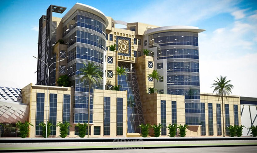 تصميم خارجي لمبني اداري