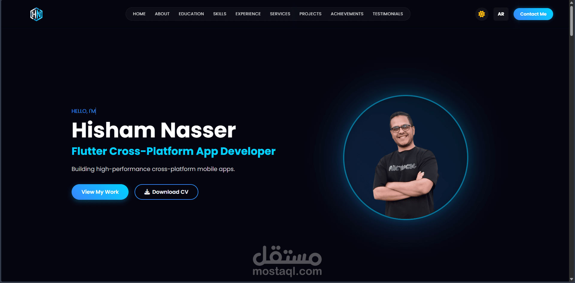 معرض أعمالي (Portfolio)
