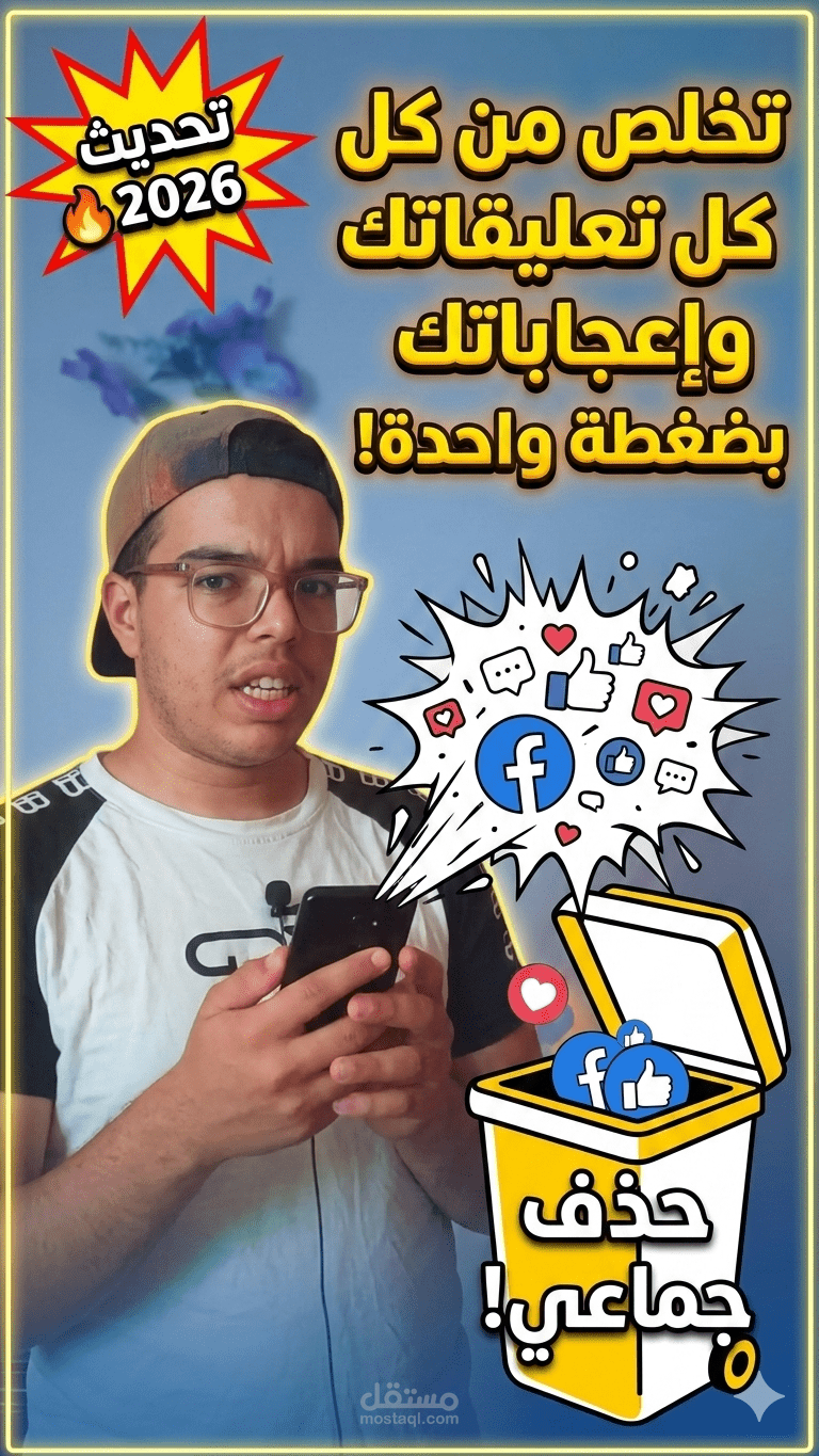 طريقة مسح سجل نشاطات فيسبوك بالكامل دفعة واحدة | حذف التعليقات واللايكات بنقرة زر