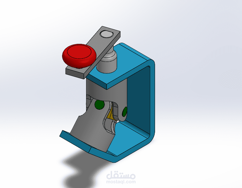 Lever Mechanism Assembly - مشروع تجميعي لنظام ذراع ميكانيكي