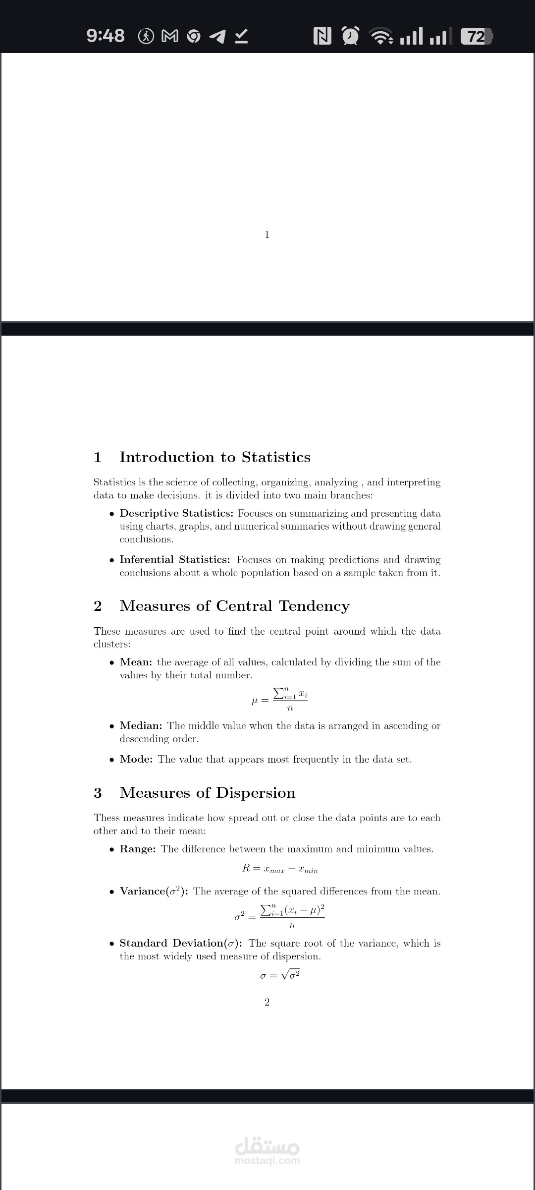 مقدمة في الاحصاء_LATEX
