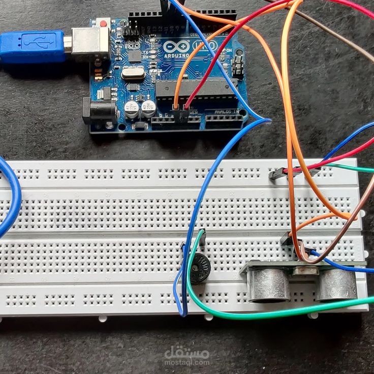 Arduino Distance Measurement System (Ultrasonic + OLED)