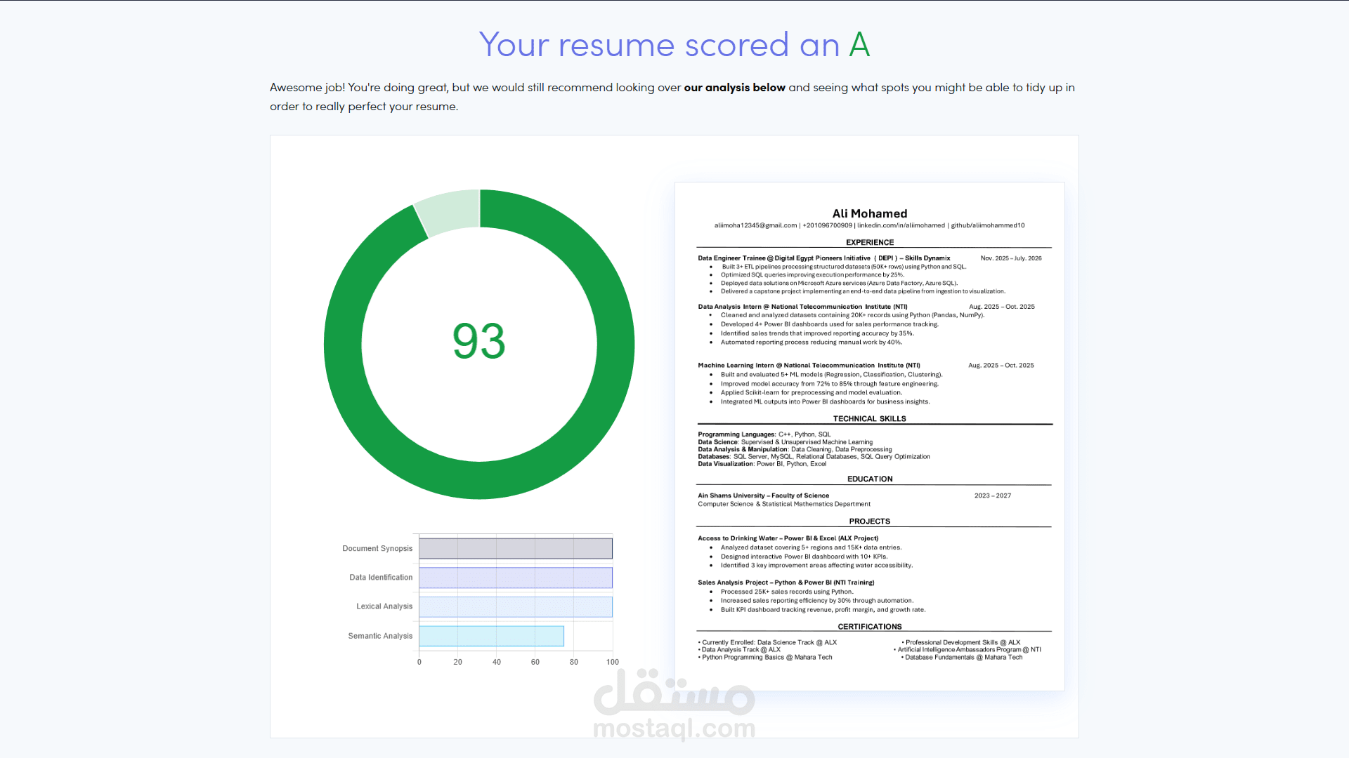 CV احترافي متوافق مع أنظمة ATS لزيادة فرص القبول في الوظائف
