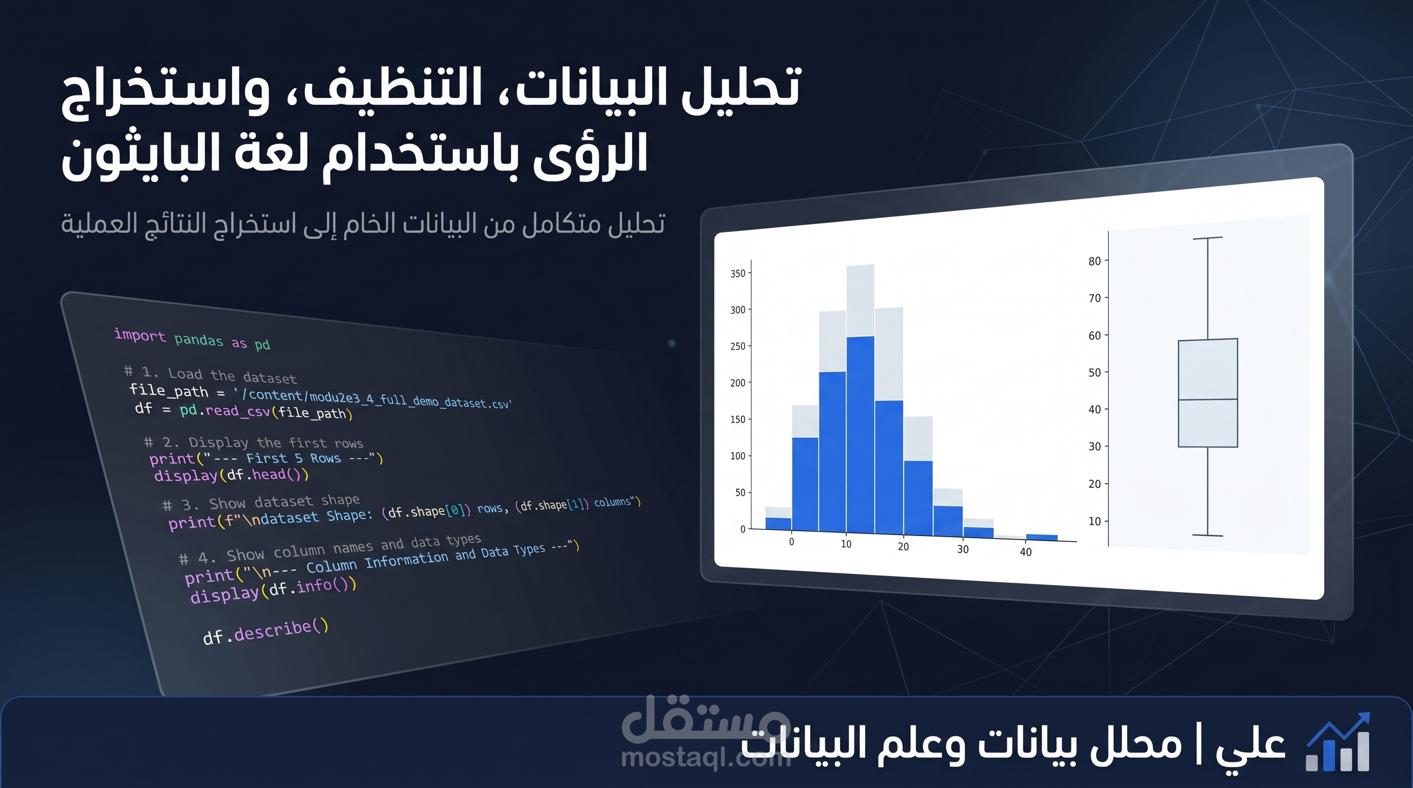 تحليل وتنظيف البيانات واستخراج Insights باستخدام Python